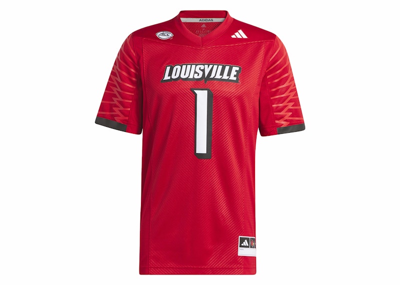 adidas Louisville Football Home Jersey Team Power Red