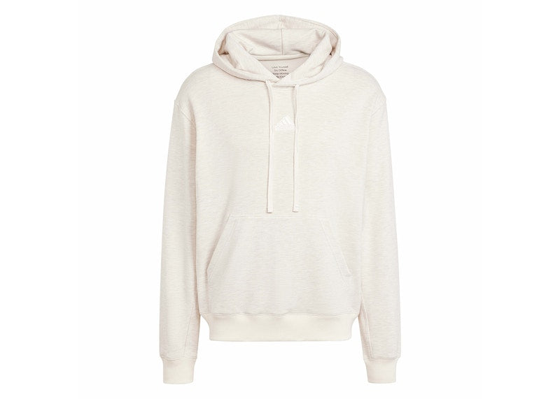 adidas Lounge French Terry Colored Melange Hoodie Non-Dyed Mel.