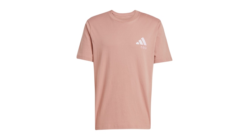 adidas Lounge Verbiage Friends Of Graphic Tee Warm Clay