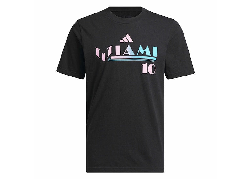 adidas MIAMI Graphic Tee Black