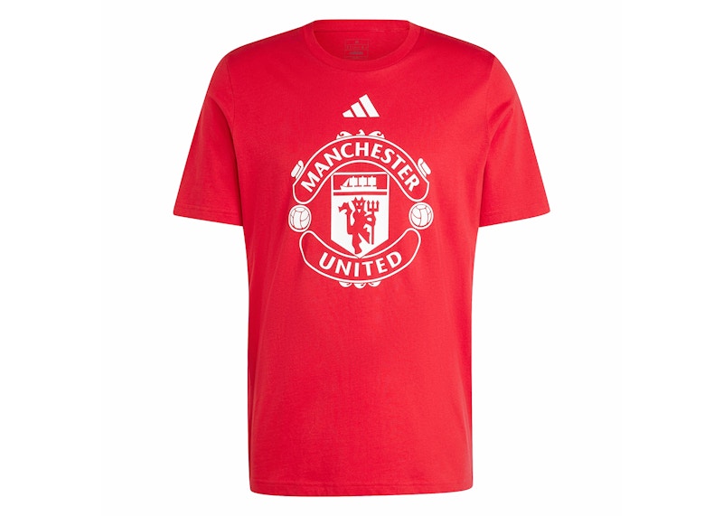 adidas MUFC DNA GR Tee Red