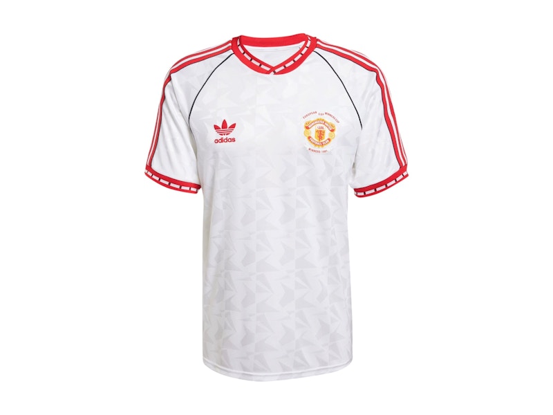 adidas Manchester United '91 Away Jersey White