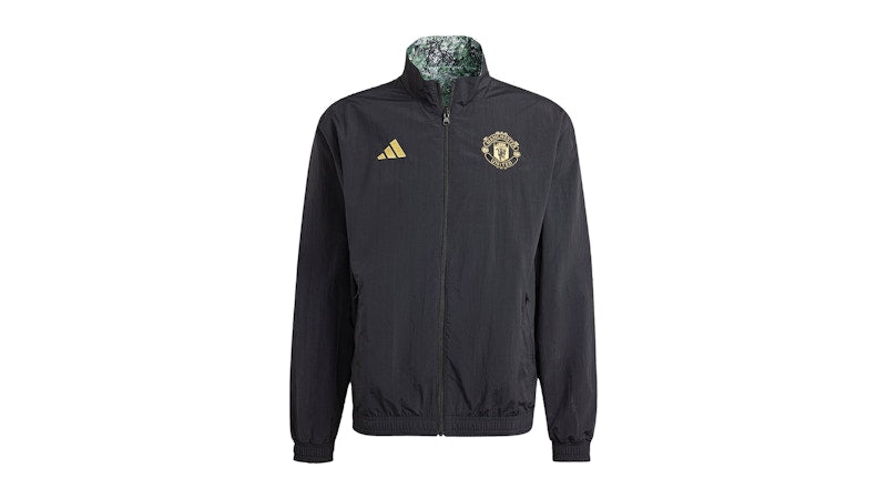 adidas Manchester United x Stone Roses Reversible Jacket Green/Black/Gold