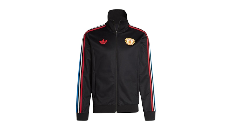 adidas Manchester United x Stone Roses Track Top Black/Red/White/Blue