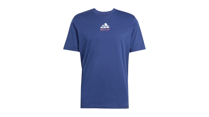 adidas Memories Of Gallery Graphic Tee Dark Blue