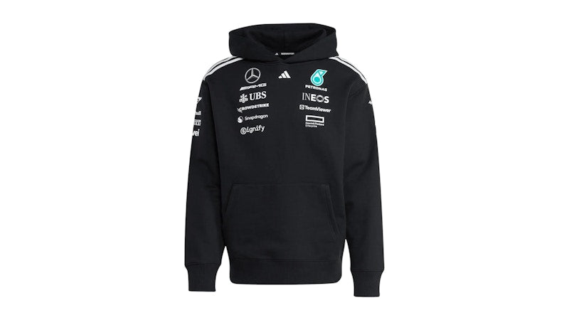 adidas Mercedes AMG Petronas F1 Team Hoodie Black (2025)