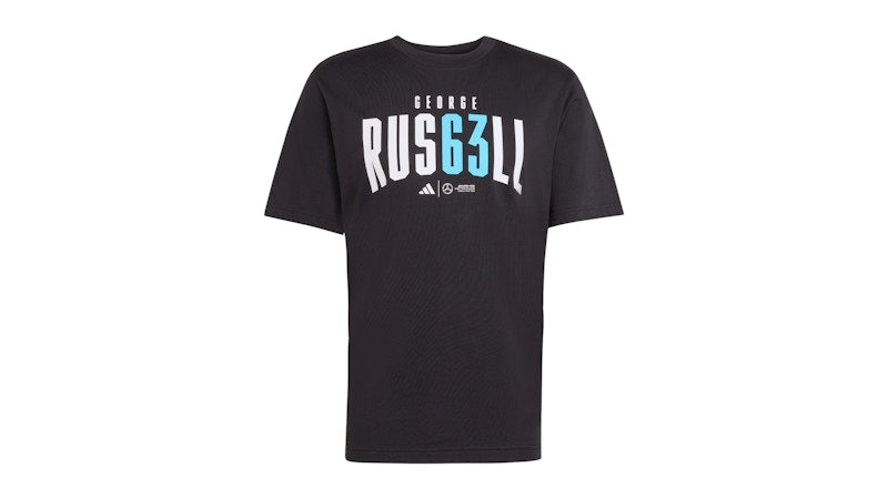 adidas Mercedes- Amg Petronas Formula Team George Russell Tee Black