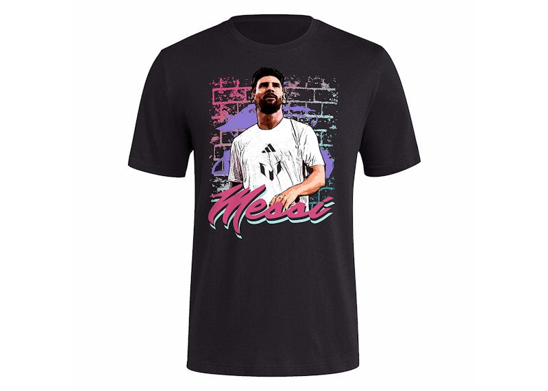 adidas Messi Mural Tee Black
