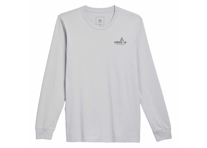 adidas Mettz The Steps Long Sleeve Tee Light Solid Grey/Multicolor