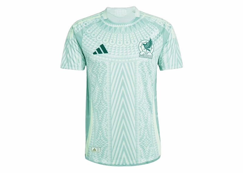 adidas Mexico 2024 Away Authentic Jersey Linen Green
