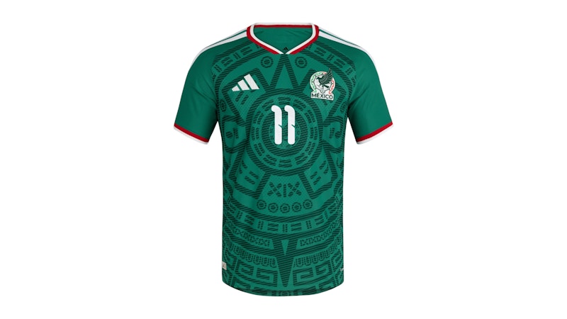 adidas Mexico 2026 Home Gimenez Authentic Jersey Bold Green