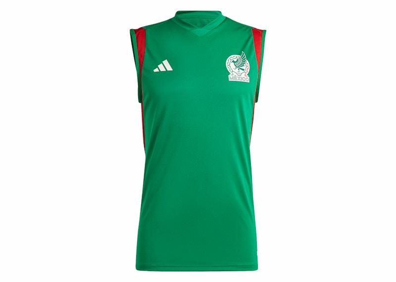 adidas Mexico Tiro 23 Sleeveless Training Jersey Vivid Green