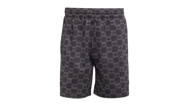adidas Monogram Regular Mesh Shorts Black