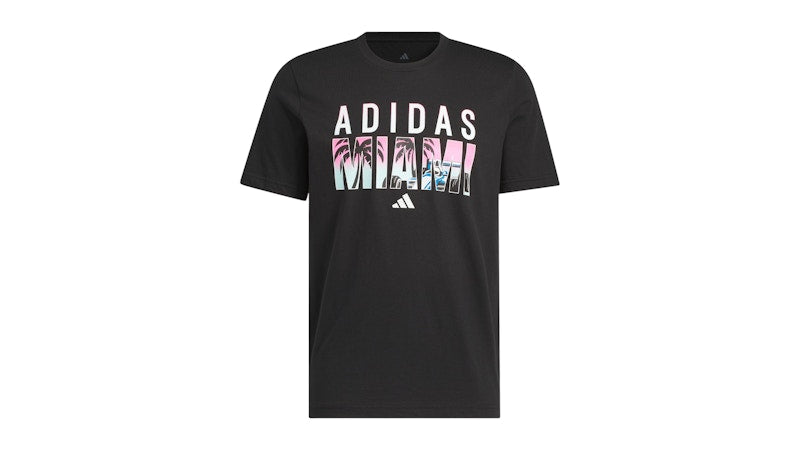 adidas Motorsport Vibes Graphic Tee Miami Black