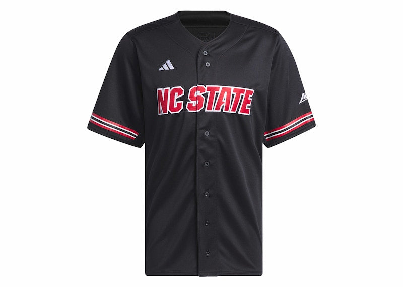 adidas NC State Baseball Jersey Black