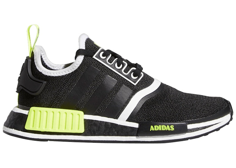 adidas NMD R1 Black Solar Yellow (GS)