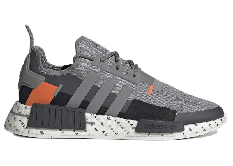 adidas NMD R1 Grey Team Solar Orange