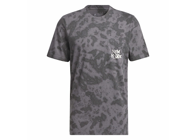 adidas NY Graphics Story Pocket Tee Grey Four/Black