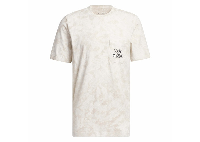 adidas NY Graphics Story Pocket Tee Off White/Putty Mauve