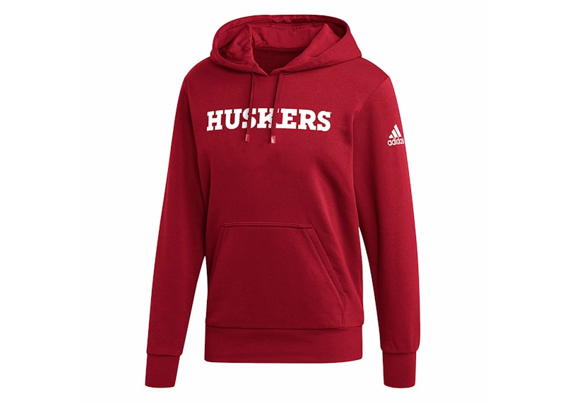 adidas Nebraska Hoodie Team Power Red/White