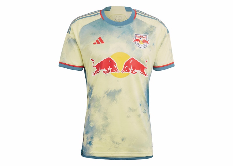 adidas New York Red Bulls 23/24 Home Authentic Jersey Pearl Citrine