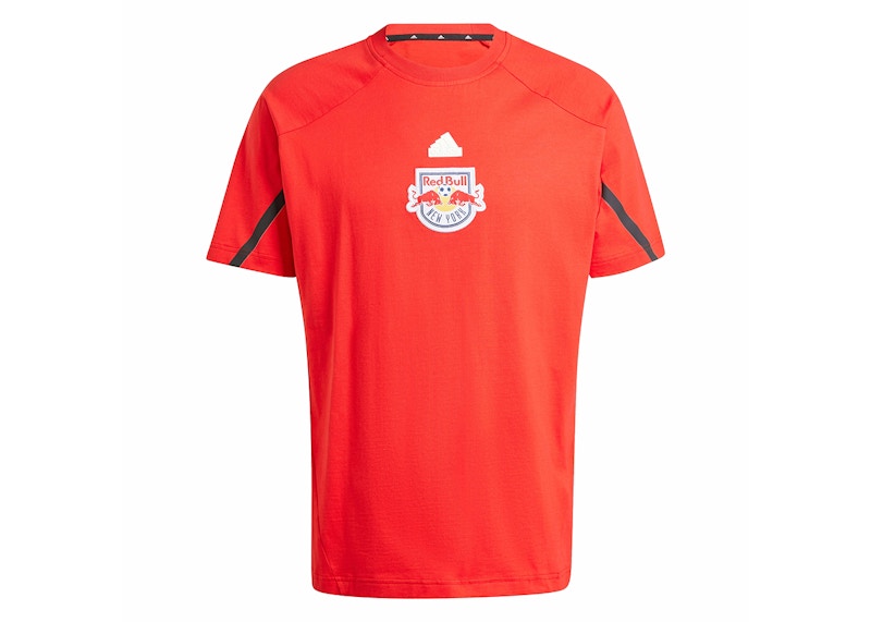 adidas New York Red Bulls Designed for Gameday Travel Tee Team Collegiate Red