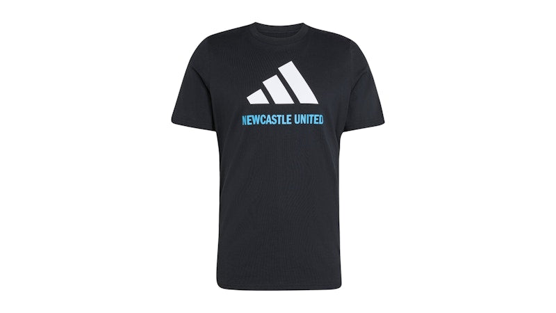 adidas Newcastle United FC Seasonal Graphic Tee Black