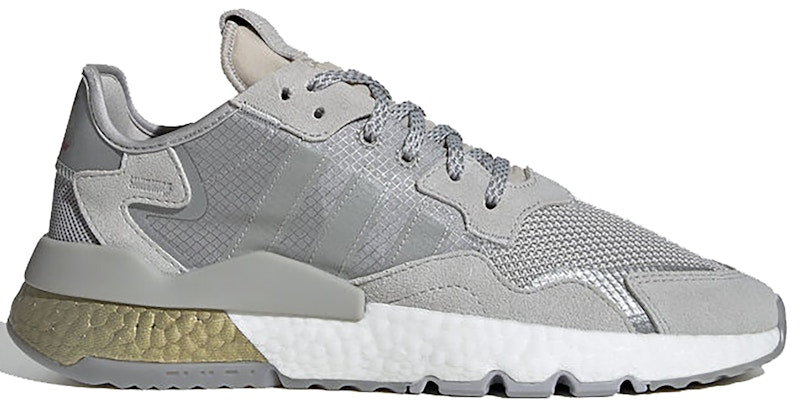 adidas Nite Jogger Grey Two Gold Metallic