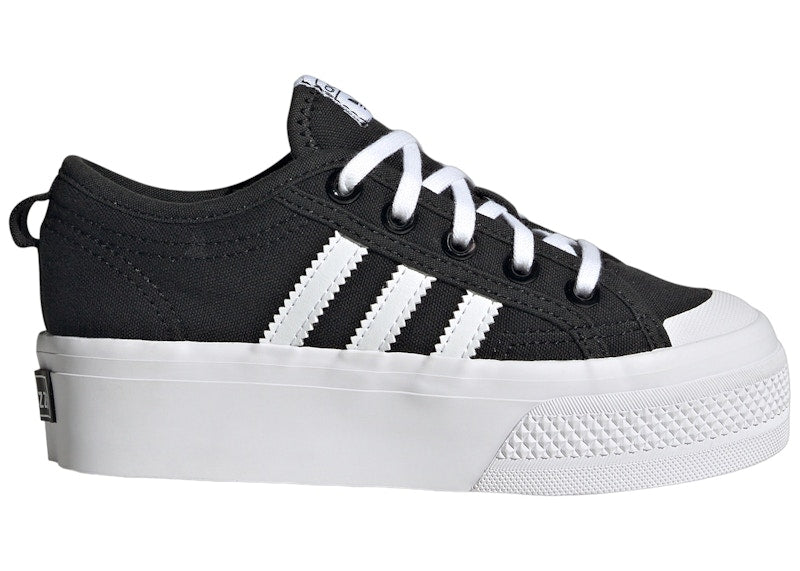 adidas Nizza Platform Core Black Cloud White (PS)