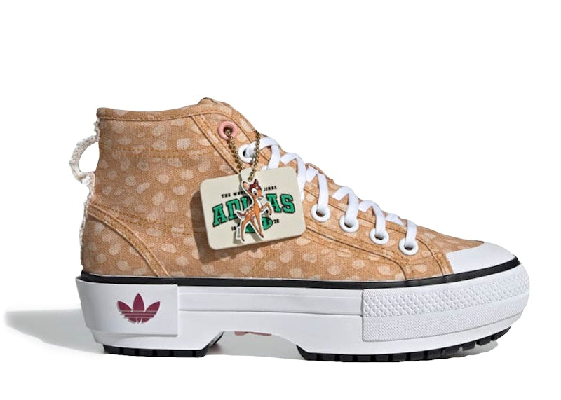 adidas Nizza Trek Disney Bambi Cloud White Legacy Burgundy Off White (Women's)