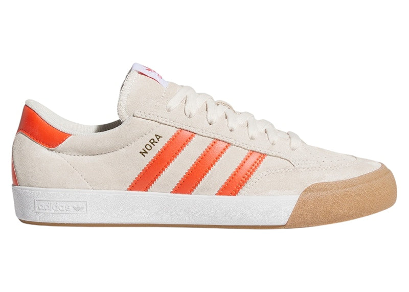 adidas Nora Wonder White Orange Gum