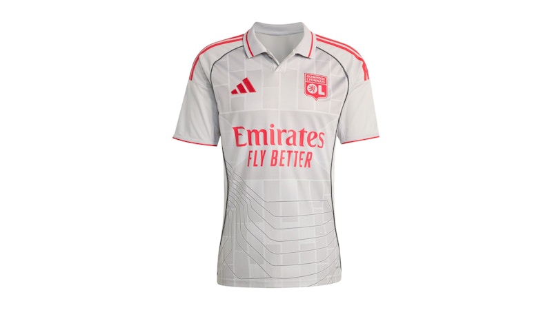 adidas Olympique Lyonnais 25/26 Third Jersey Light Solid Grey