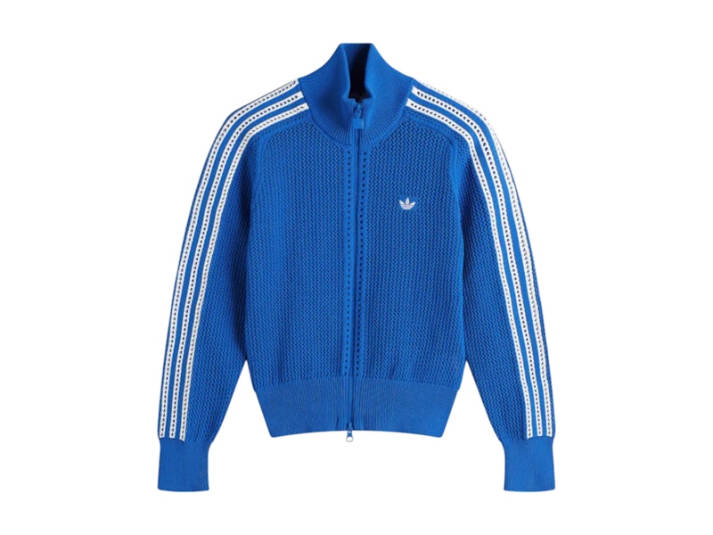 adidas Originals Premium Crochet Track Top Blue