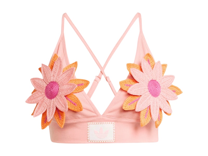adidas Originals Women's Summer Glow Bralette Semi Pink Spark