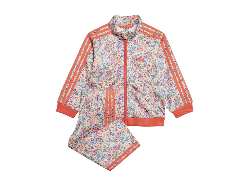 adidas Originals x Liberty London Kids Firebird Tracksuit Cloud White/Multicolor
