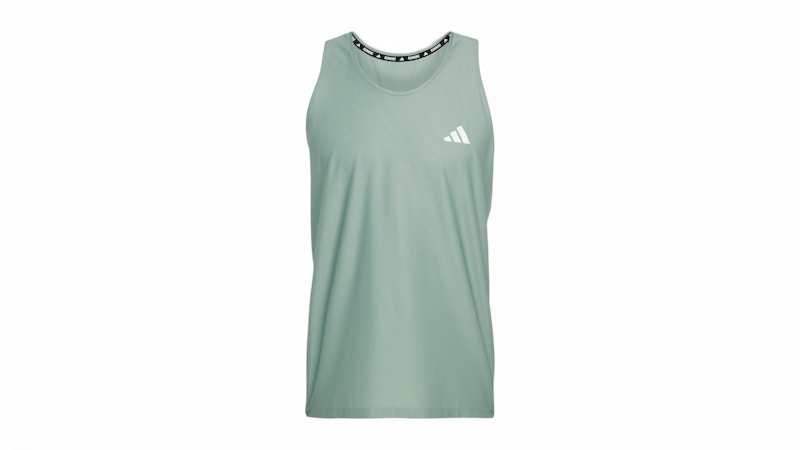 adidas Own The Run Tank Top Silver Green