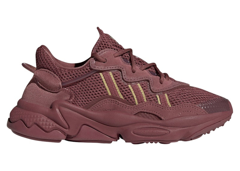 adidas Ozweego Burgundy Gold Metallic (GS)