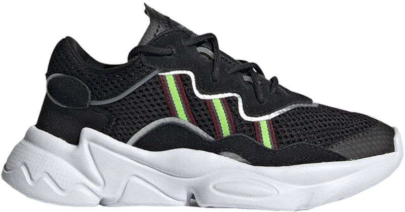 adidas Ozweego Core Black Solar Green (PS)