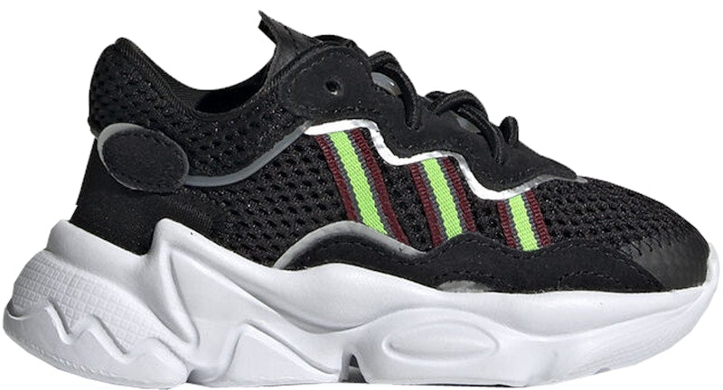 adidas Ozweego Core Black Solar Green (TD)