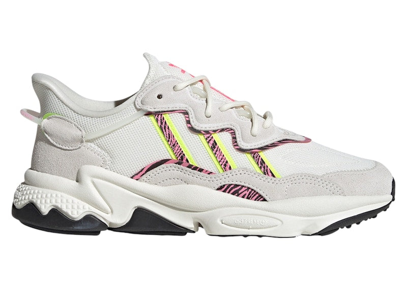 adidas Ozweego Off White Solar Yellow Lucid Pink (Women's)