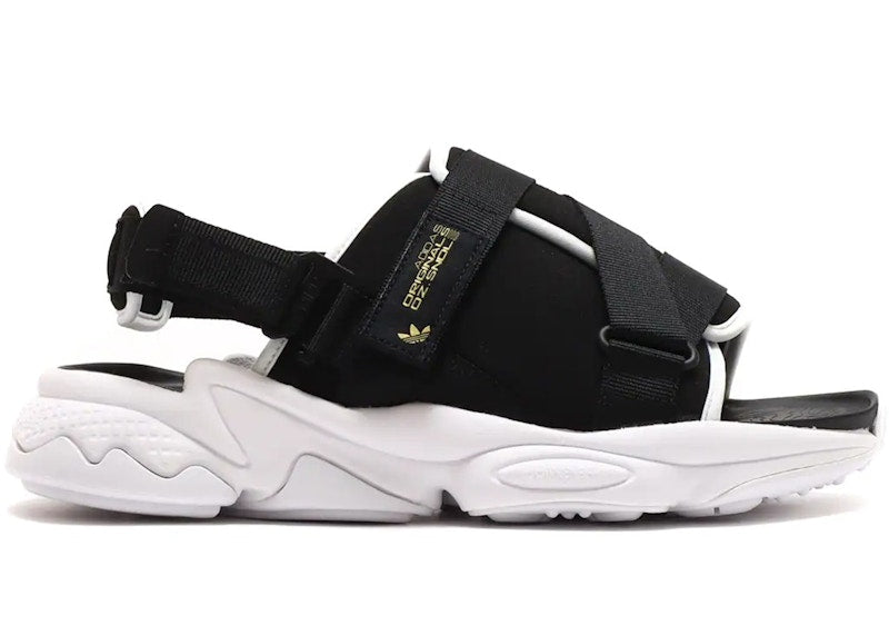 adidas Ozweego Sandal Black White Gold