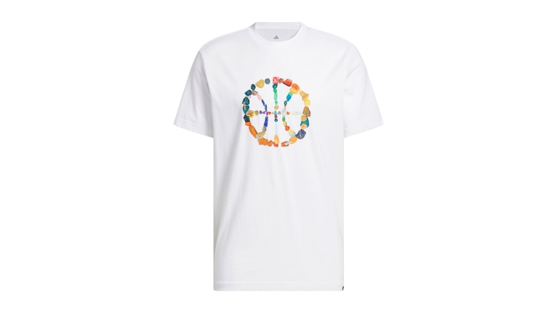 adidas Pass The Rock Graphic Tee White