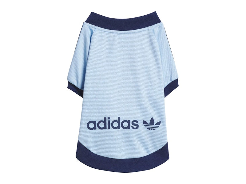 adidas Pet Classic Knit Zipper Jacket Powder Blue/Dark Indigo