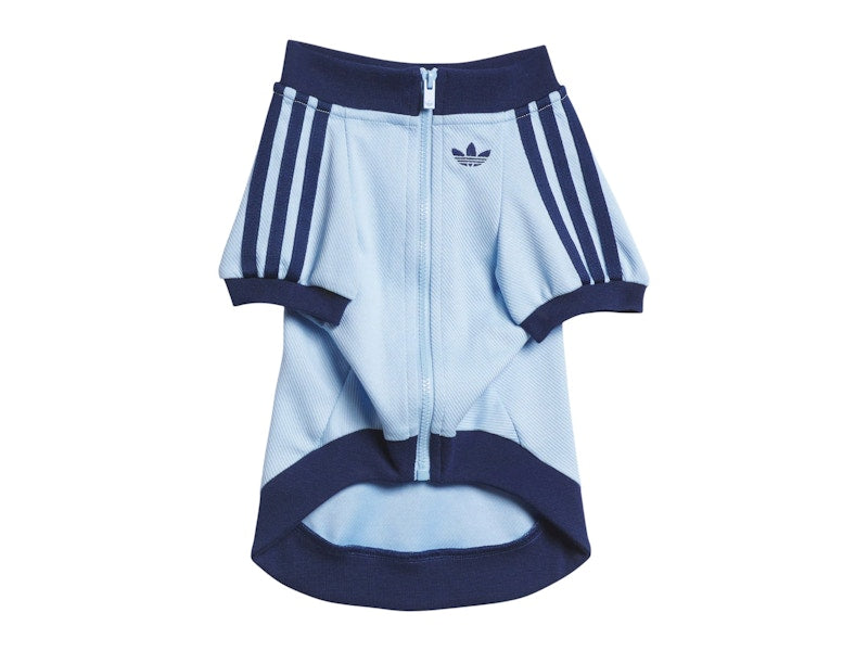 adidas Pet Classic Knit Zipper Jacket Powder Blue/Dark Indigo