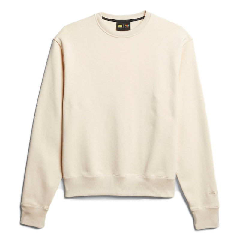 adidas Pharrell Williams Basics Crewneck Sweatshirt Ecru Tint