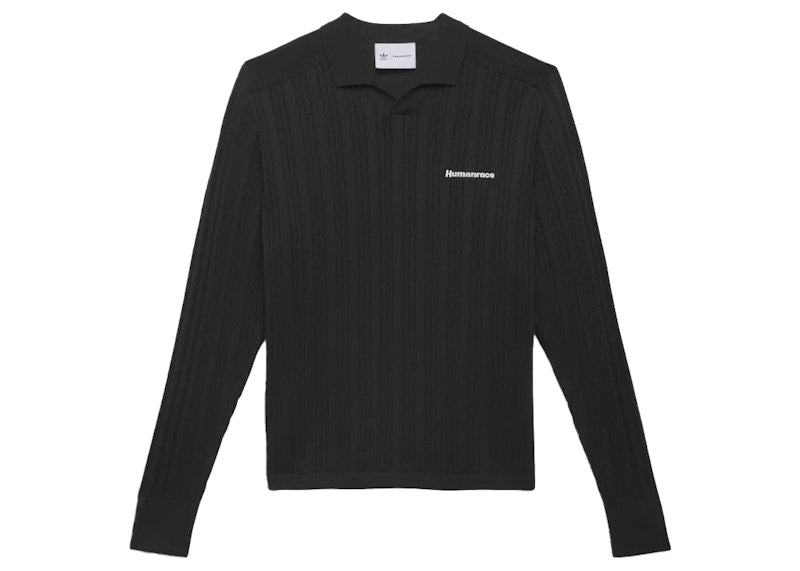 adidas Pharrell Williams Knit Long Sleeve Jersey (Gender Neutral) Black