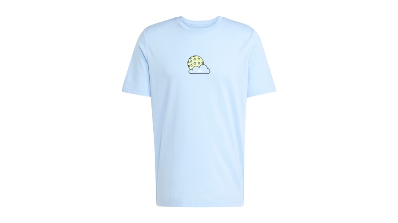 adidas Pickleball Graphic Tee Glow Blue