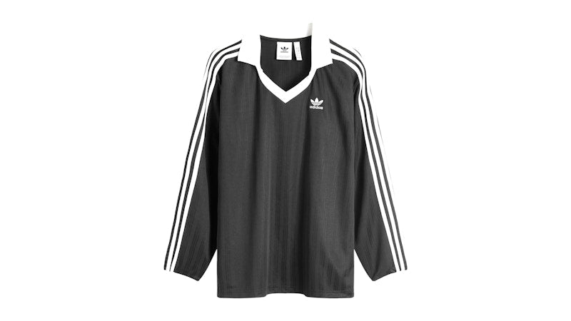 adidas Pique Long Sleeve Black
