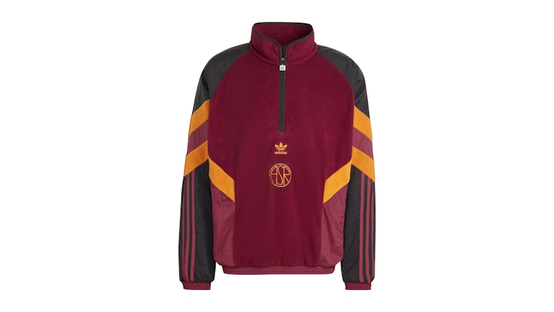 adidas Polar Fleece Sweatshirt Team Coll Burgundy 2