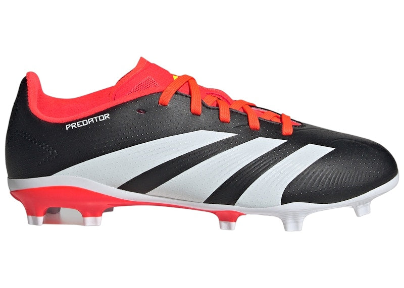 adidas Predator 24 League FG Core Black Cloud White Solar Red (GS)